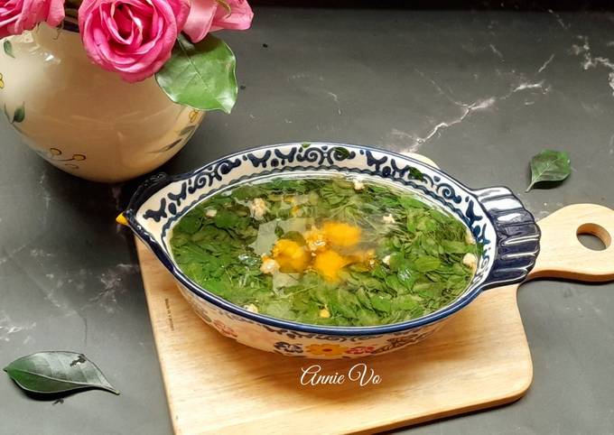 Cách Làm Món Canh rau chùm ngây nấu tôm thịt của Annie Vo - Cookpad