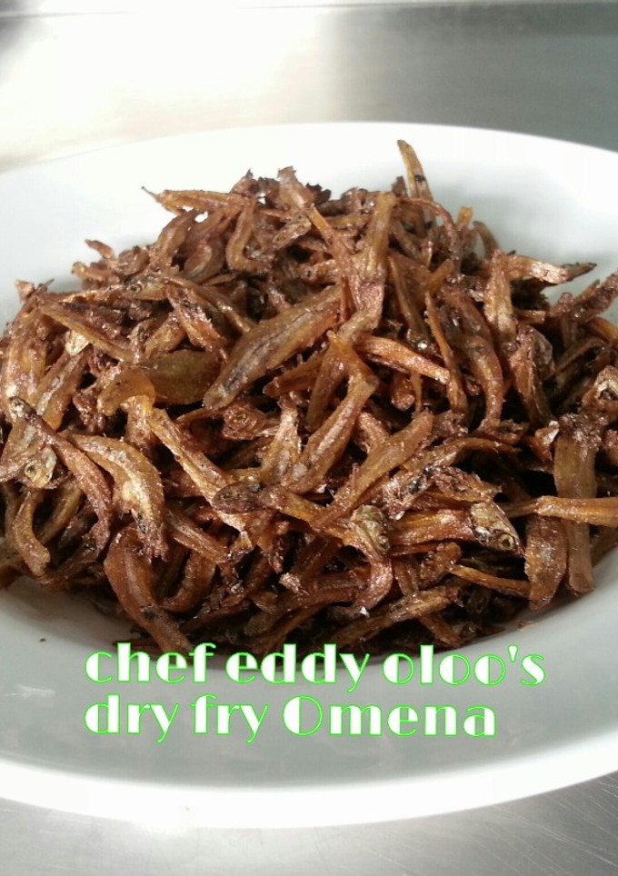 A picture of Dry fry omena.