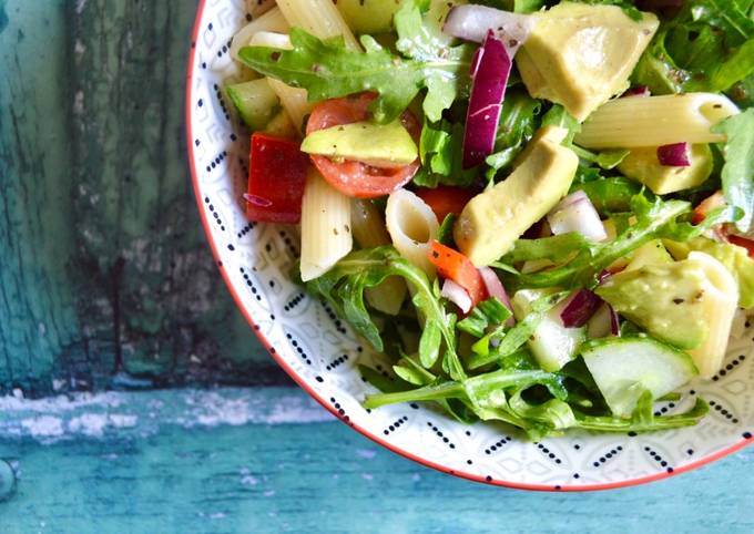 Recipe of Quick Lemon and Herb Pasta Salad