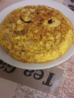 Una foto de Tortillita de patatas con cebolla