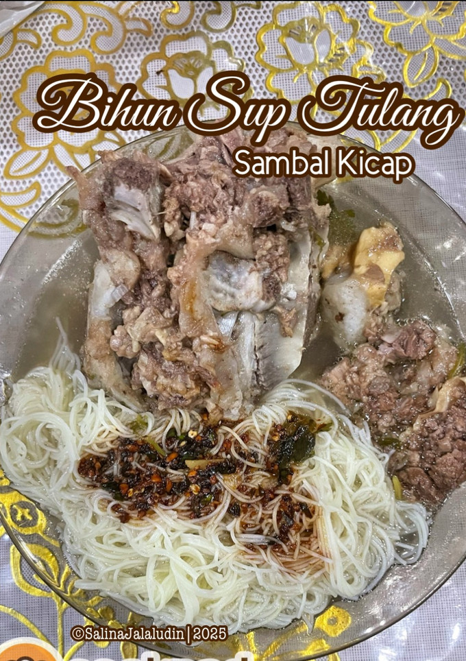 Gambar Bihun Sup Tulang Sambal Kicap