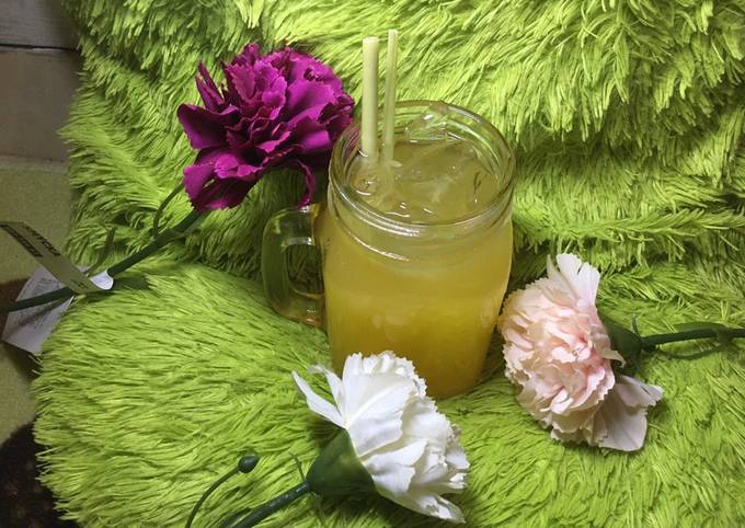 Cara Gampang Menyiapkan Es jeruk peras sereh Anti Gagal