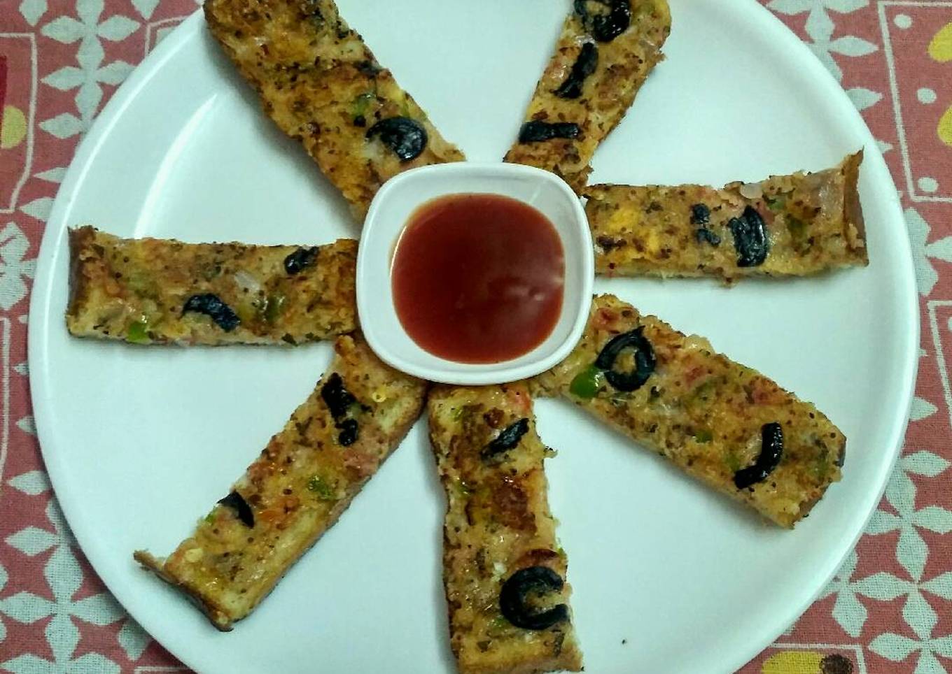 Eggless french toast