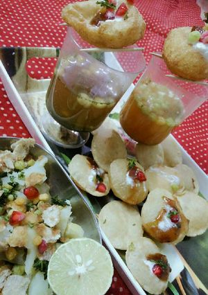 A picture of Wheat flour gol gappe.