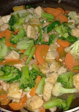 Foto resep Capcay Udang Tahu