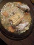 Sopa de verduras y fideos munición (En olla grande)