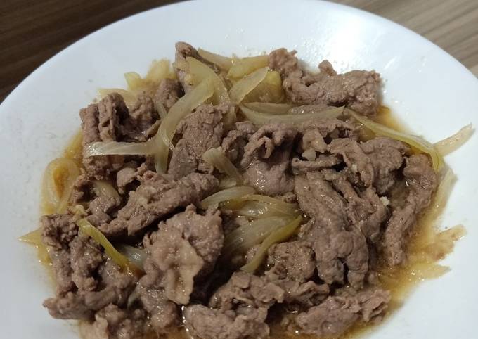Beef gyudon (yoshinoya)