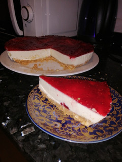 Una foto de Tarta de queso sin horno
