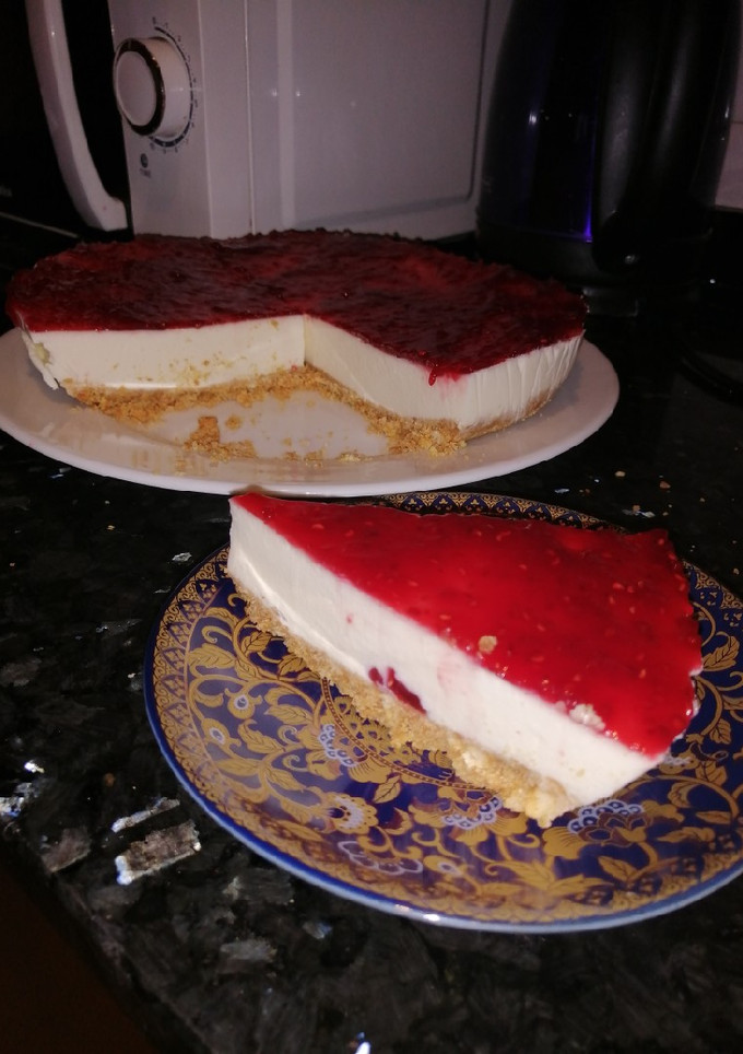 Una foto de Tarta de queso sin horno