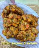 Cucur Jagung dan Ketam