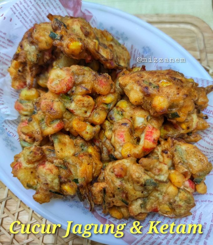 Gambar Cucur Jagung dan Ketam