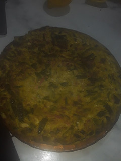 Una foto de Tortilla de zapallitos verdes