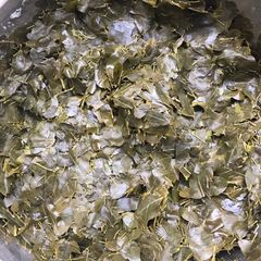 A picture of Locally made moringa salad.