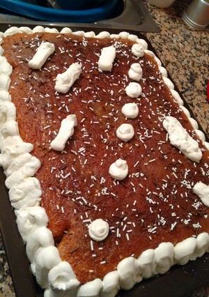 Una foto de Bizcocho de yema tostada