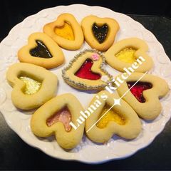 A picture of Stained Glass Cookies:.
