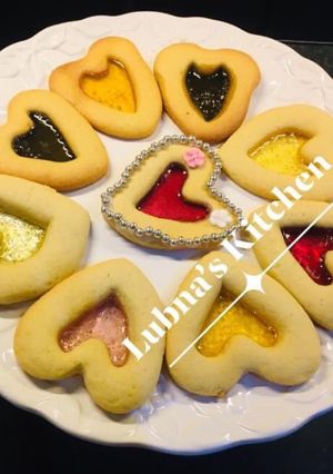 A picture of Stained Glass Cookies:.