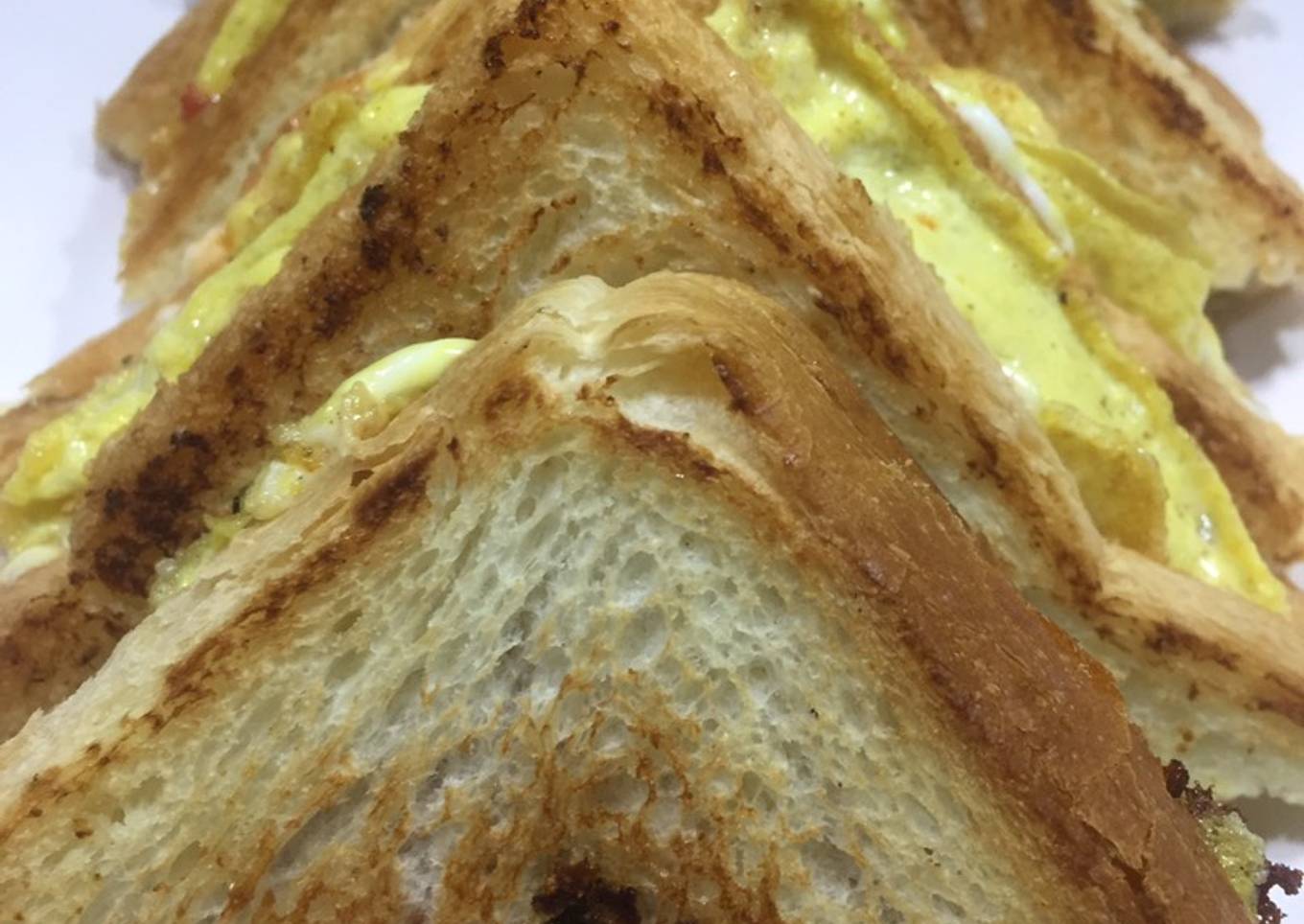 Sandwich of potatoes croquettes