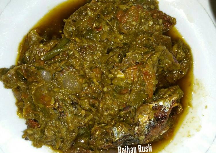 Bahan Membuat Dencis Sambal Cabai Hejo Lezat