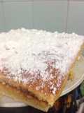 Torta de naranja con dulce de leche