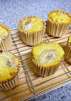 Hình của món Muffin chuối 🍌.
