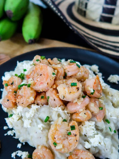 Una foto de CAYEYE CON CAMARONES- RECETA COLOMBIANA