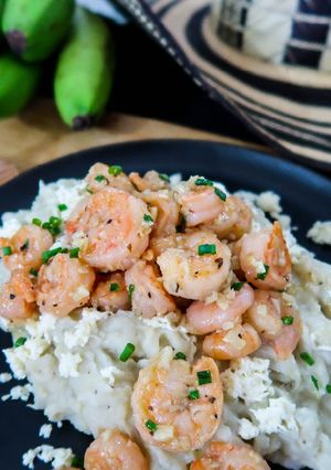 Una foto de CAYEYE CON CAMARONES- RECETA COLOMBIANA