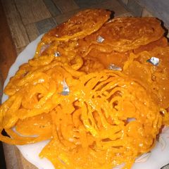A picture of Instant Homemade Jalebi😋.