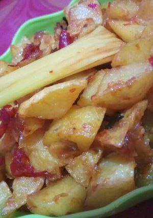 Foto resep Sambal kentang goreng