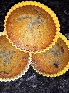 Una foto de Muffins de cereza