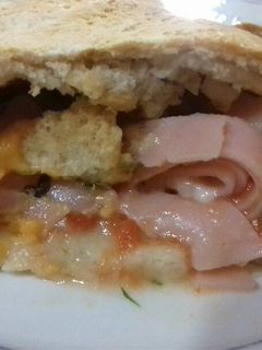 Una foto de Pizza rellena