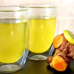 Raw Turmeric & Ginger Detox Drink A picture of Raw Turmeric & Ginger Detox Drink.