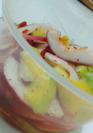 Foto resep Manisan buah mangga apel dan jambu air