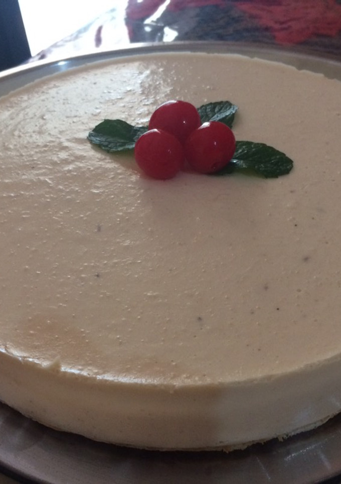 Una foto de Cheesecake de guanábana