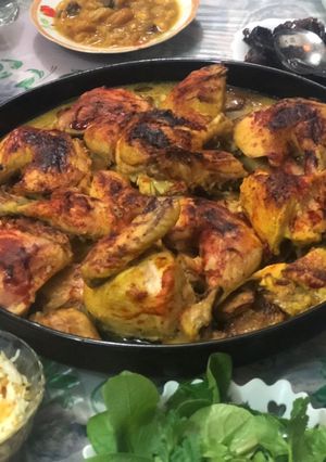 صورة لوصفة دجاج بالفرن
