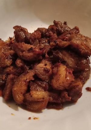 A picture of Wet-Fry Pork.