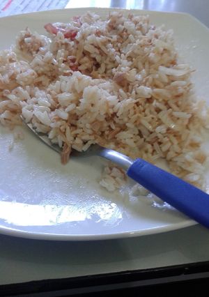 Una foto de Arroz súper fresquito!!! :)