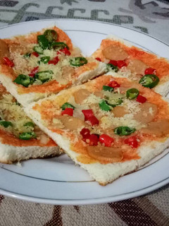 Foto resep Pizza roti tawar teflon
