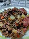 Lentejas con chorizo colorado y más