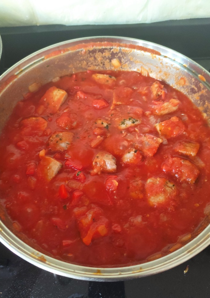 Una foto de Bonito con tomate
