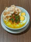 Bubur Ayam Kuah kuning