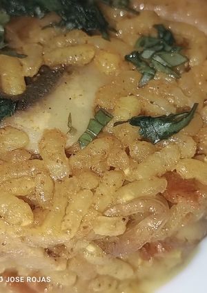 Foto principal de Arroz frito con currys, setas y bacon