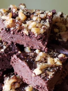 A picture of Black Bean Brownies - Gluten & Sugar Free.