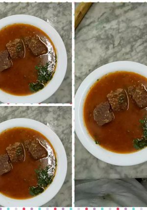 صورة لوصفة شوربة فريك جزائرية