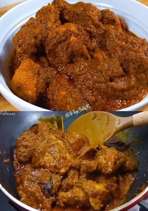 Foto resep Rendang ayam simple enak