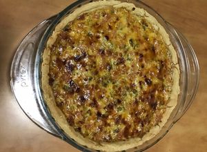 Una foto de Quiche de poro