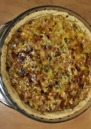 Una foto de Quiche de poro