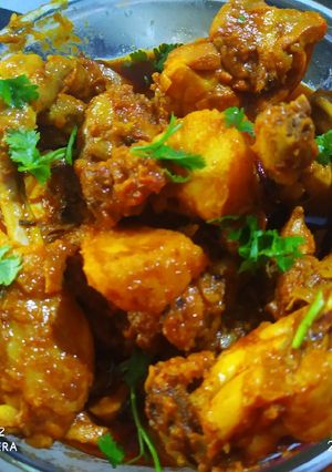 A picture of Chicken korma.