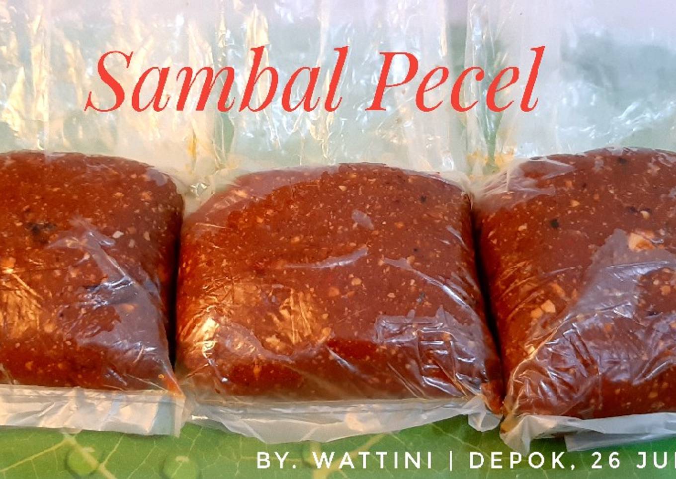 Sambal Pecel Madiun