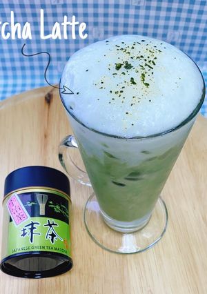 รูปของ ชาเขียว มัทฉะ ลาเต้ (Iced Matcha Latte)