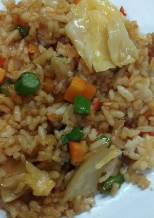 Foto resep Nasi goreng sayur